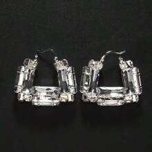 1PC 新款女士耳环 水晶大方耳环 夸张耳环 复古耳环 时尚