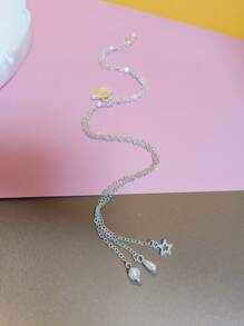 适合日常佩戴的编织银色手链