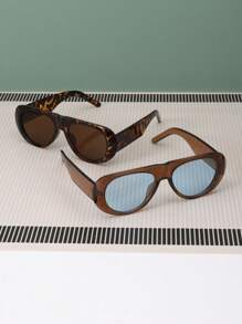 Tea Blue + Leopard Print