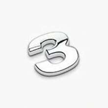 Zinc Alloy, Solid Metal Letters, Car 3D Letters, Car Stickers, English Letters, Car Logos, Alphanumerics - Silver - View 42