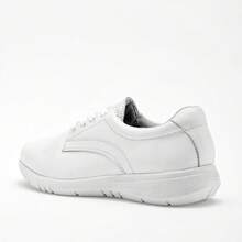 zapato de piel para mujer color blanco - Blanco - Ver 4