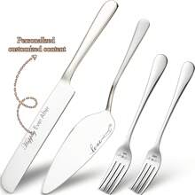 One, Custom Gift, Personalized Selection, Cake Cutting Tool Set, Dessert Cutting Service Set, Wedding Cake Set, Wedding Gift, Anniversary Souvenir, Bridal Shower Gift,Multi-Functional,Adjustable,Durable,Ornamental,Reusable,Stainless,Engraved,Exquisite,Adorable,High-Quality,Modern,Colorful,Cute,Comfortable,Stylish,Custom,Personalized,Unique,Ideal Gifts For Him,Ideal Gifts For Her,Boyfriend,Girlfriend,Dad,Mom,Family,Friends,Son,Daughter,Office,Tea Room,School,Home,Home Refresh - Multicolor - View 1