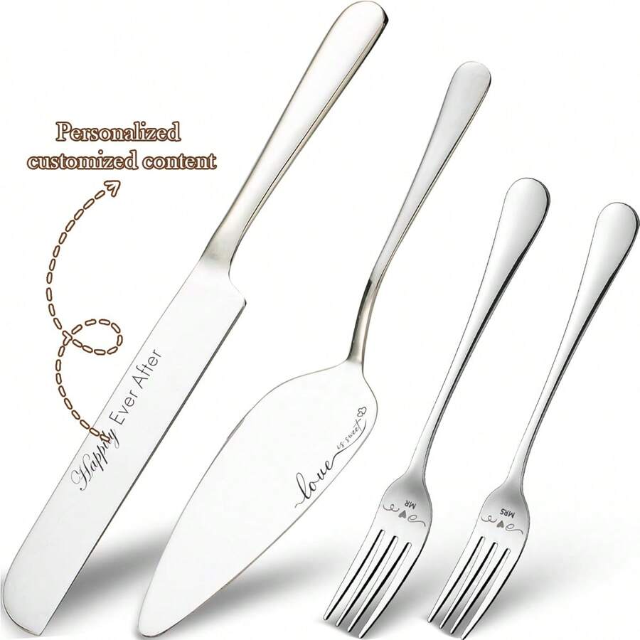 One, Custom Gift, Personalized Selection, Cake Cutting Tool Set, Dessert Cutting Service Set, Wedding Cake Set, Wedding Gift, Anniversary Souvenir, Bridal Shower Gift,Multi-Functional,Adjustable,Durable,Ornamental,Reusable,Stainless,Engraved,Exquisite,Adorable,High-Quality,Modern,Colorful,Cute,Comfortable,Stylish,Custom,Personalized,Unique,Ideal Gifts For Him,Ideal Gifts For Her,Boyfriend,Girlfriend,Dad,Mom,Family,Friends,Son,Daughter,Office,Tea Room,School,Home,Home Refresh - Multicolor - View 1