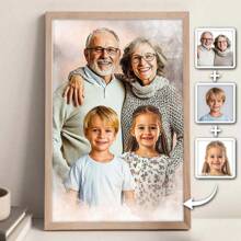 Catygift 定制照片帆布海报 - 婚礼、亲朋好友美好回忆的完美纪念 - 定制墙面艺术装饰，馈赠亲友的理想礼物，多功能、装饰性强、防霉，适用于浴室、客厅、卧室、办公室、茶室、学校、家居，适合周年纪念、生日、婚礼、毕业典礼、乔迁之喜、卧室焕新等场合，定制墙面艺术，复古风格，营造温馨氛围，秋季装饰，客厅家居装饰 - As Shown - 查看 26