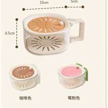 1 件装二合一厨房滤锅和碗套装 - 多功能水果蔬菜清洗篮，带滤网、盖子和 - 彩色 - 查看 6