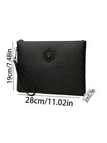 Men's PU Embossed Clutch/Wrist Bag