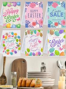 1 件彩色字母、鸡蛋、花卉图案、复活节元素洗碗布、柔软吸水手巾、厨房毛巾洗碗布套装、家纺、浴室用品、洗碗布、清洁布、桌面装饰、厨房必需品、家居装饰、乔迁礼物母亲节鲜花、给妈妈的个性化礼物、最后一分钟的礼物、母亲节创意、母亲节礼物、给妈妈的手工卡片、50 美元以下的最佳母亲节礼物夏季、假期 - 彩色 - 查看 2