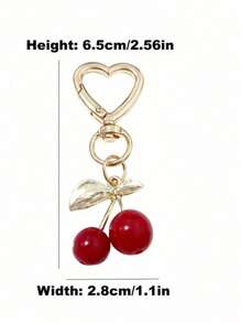 2025 迷你樱桃装饰圆形手提包、斜挎包、女士手提包可爱斜挎包适合约会、外出、新手通勤背情人节礼物送给朋友、女孩、妈妈、老师、护士的完美礼物 - 彩色 - 查看 17