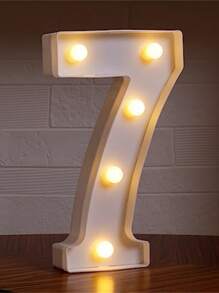 1 件 21.8 厘米/8.58 英寸高节日和派对灯饰，户外圣诞装饰灯，LED 灯，数字 0-9，字母 A-Z，圣诞装饰数字灯，节日配件，婚礼生日派对用品，房间场景装饰 - 暖白色 - 查看 38