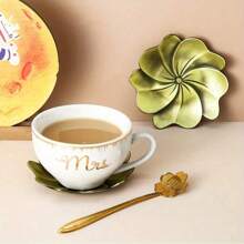 1 Stück luxuriöser Sakura Metall Untersetzer, tägliche Lässig Heimdekoration