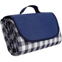 Waterproof Picnic Blanket Foldable, Extra Large Outdoor Picnic Mat For Beach, Camping Grass Party, Hiking, Travel