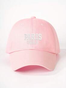 1pc Women's Outdoor Embroidered Letter Washed Baseball Cap, Adjustable Sun Protection Casual Hat Suitable For Spring Autumn Travel, Fashion Versatile Sun Visor, Y2K Style Cap - Baseball Cap - View 11