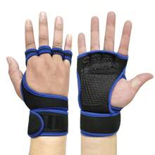 MEIYIXING Weight Lifting Workout Gloves With Wrist Support For Men Women Gym Fitness Cross Training Powerlifting Hand Palm Protector Glove Gym Accessories, Sport, Gym, Home Exercise, Sport Accessories, Gym Accessories, CrossFit Accessories - Multicolor - View 14