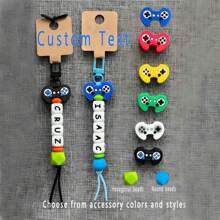 1pc Personalized Keychain/Bag Charm, Video Game, School Gift, Name Tag, Birthday, Goodie , Boy, Accessories