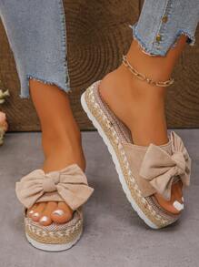 Zomervakantie Bohemian Stijl Platform Pantoffels voor Dames