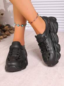 Women's Cushioned Rubber Sandals, Summer Outdoor Anti-Slip Anti-Odor Thick Sole Slippers, Suitable For Beach, Water Sports, Quick Drying