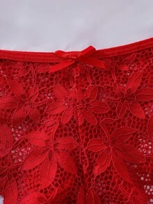 性感内衣，时尚浪漫红色蕾丝情趣内衣套装，增添情趣，增强亲密体验