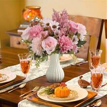 1/3pcs Romantic Artificial Peony Flowers Centerpieces Plastic Hydrangea Flowers Silk Roses Daisy Fake Plants Leaves For Wedding Room Home Hotel Party Event New Years Gifts Handheld Flower Arrangement For Valentine's Day Wedding/Home/Bedroom/Living Room/Table Decoration/Bride's Bouquet/Outdoor Garden Birthday Graduation,Fall Decor,Autumn