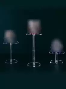 Round Acrylic Display Stand For Ornaments - Clear - View 4