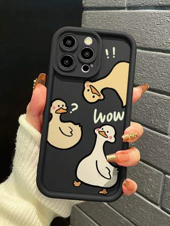 1个极简树懒印花防震保护手机壳，加厚防摔设计，时尚中性款，兼容苹果/Infinix/Vivo/OPPO手机