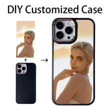 DIY 定制手机壳适用于 iPhone 16 15 14 13 12 11 Pro MAX XR XS X，个性化手机壳带照片，手机壳带生日情侣照片，适用于家庭宠物和狗