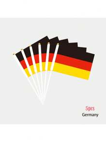 Ensemble de drapeaux de la Coupe du Monde à agiter à la main, Brésil, Angleterre et Espagne drapeaux multinationaux, drapeaux à agiter à la main pour événements sportifs, décoration de scène extérieure à grande échelle pour concerts, convient pour les supporters patriotes, 4 drapeaux de coins