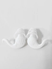 1 Pair Of Soft Silicone Earplugs; Noise Reduction; Super Strong Sound Insulation, Super Silent Noise Reduction To Help Sleep, Specially Designed For Sleep, Noise Reduction, Comfortable And Convenient To Wear, Easy To Store, Holiday Gifts, For Office, Bus, Travel, And Give You A Quiet World,Women Valentine Gift Birthday Boyfriend Girlfriend