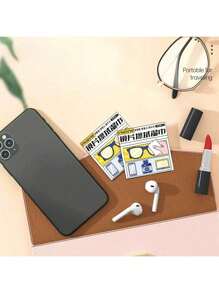 200pcs Anti - Fog Wipes For Glasses, Disposable Glass - Cleaning Cloths. These Wipes Are Designed For Anti - Fogging, Cleaning Lenses, Removing Oil Stains, And They Dry Quickly. - Multicolor - View 4