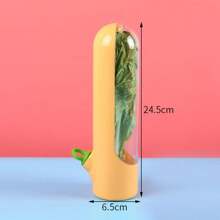 1pc Vanilla Fresh Keeping Box, Vegetable Storage Box, Bamboo Shoots Fresh Keeping Box - Multicolor - View 10