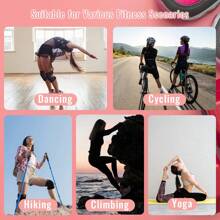 1 Pair Thick Adjustable Sports Knee Pads, 3 Size Fits All Men & Women, Elastic Stretchable Material, Suitable For Dancing, Yoga, Cycling, Climbing, Hiking And Other Sports Gym Accessories Knee Support Sports Knee Pads Gym Knee Pads