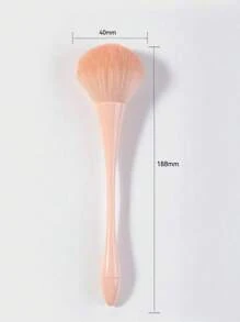 Pincel Compacto Dourado para Pó de Cintura, Pode Ser Usado como Pincel de Base, Pincel de Corretivo, Pincel de Blush, Pincel de Contorno, Pincel de Bronzer, Pincel de Pó, Etc.