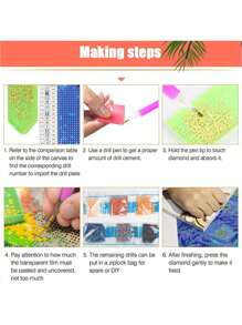 Tranh kim cương tùy chỉnh - Tranh kim cương ảnh tự làm, Kim cương tròn đầy đủ, Bất kỳ ảnh nào tùy chỉnh, Quà lưu niệm, Quà tặng cá nhân, Tranh nghệ thuật kim cương, Thích hợp để trang trí tường nhà, Quà tặng - Nhiều màu - Xem 9