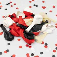16pcs 12 Inch Printed Graduation Season Balloons Decoration, Graduation Party Decor, Confetti Balloons - Red Graduation Season - View 5