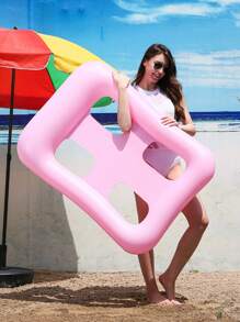 1pc Pool Floats Inflatable Floating Bed, Floatie Swimming Raft For Lake, Water Pool Lounger Hammock Floatation Device, Chairs Recliner Beach Travel Swim Toy - Multicolor - View 12