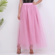 1 Pc Maxi Tulle Skirt With Removable Ribbon For Prom Party Halloween Cosplay Evening Costumes White Pink Burgundy Blush Pink Hot Pink Fall Clothes For Women