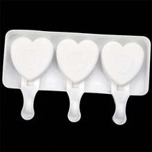 1pc Heart Shaped Popsicle Mold Silicone Multi Functional Touch Hand Hang Mold Creative Mold Ice Cube Tray Ice Cube Ice Cube Squishy Ice Cube Mold Ice Cube Mould - Multicolor - View 5
