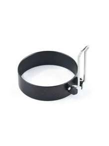 1 套厚创意煎蛋模具，圆形水波蛋圈模具，家庭烹饪工具 - 黑色 - 查看 5