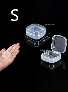 1 Soporte transparente de acrílico para brochas de maquillaje, cubo de almacenamiento creativo para brochas, caja de almacenamiento de plástico pequeña en forma de S, soporte de brochas en forma de diamante M, soporte de brochas en forma de diamante L3, caja de almacenamiento de cosméticos, para lápiz de labios, lápiz de cejas, brochas, papelería, decoración de escritorio, organizador de maquillaje, estuche de lápices con diseño de , caja de almacenamiento de brochas de maquillaje, para vacaciones en la playa, colección para baño, colección para dormitorio, gran capacidad
