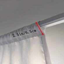 2 pièces Rideaux occultants avec motif ligne simple en tissu de polyester, convient pour la chambre à coucher, le salon, le bureau et la décoration de la maison, conception à passant pour tringle à rideaux