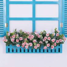 1/3/5pcs Romantic Artificial Flowers Centerpieces Plastic Flowers Tea Roses Bouquet Fake Plants Eucalyptus Leaves For Wedding Room Home Hotel Party Event New Years Gifts Handheld Flower Arrangement For Valentine's Day Wedding/Home/Bedroom/Living Room/Table Decoration/Bride's Bouquet/Outdoor Garden Birthday Graduation