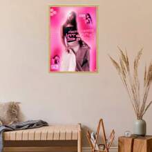 1 sztuka nieoprawione plakaty wielkanocne popowe sztuka ścienna piosenkarka różowa pantera plakat HD sztuka ścienna dom salon sypialnia bar estetyczna dekoracja