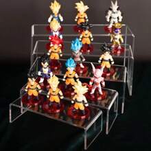 U Shape Acrylic Display Riser Stand, Clear Jewelry Display Riser Shelf Showcase For Dessert Cupcake Shoes Anime Figure Display - S 1PC - 查看 2