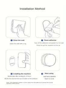 1 件智能自动皂液器 - 智能洗碗皂液器，可充电泡沫洗手液分配器，免触摸，传感器激活，壁挂式，时尚电动浴室厨房配件，具有先进的卫生和便利功能