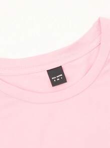 Chic Black T - Shirt For Women: Flaunt Your Love For Dr. Pepper - Hồng - Xem 4