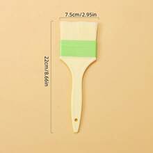 1 件装夏季烧烤硅胶涂抹刷、油漆刷、煎饼刷、户外露营厨房烘焙食品刷