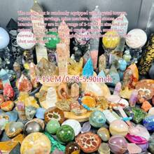 1 Box/5-12pcs Crystal Box, Lucky Spoon, Lucky Crystal, Crystal Set Box, Crystal Gift Box, Surprise Crystal Jewelry, Crystal Gift Home Decor, Halloween, Christmas Crystal Bag - 400g Lucky Box - View 3