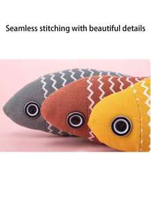 1pc Cat/Dog Lover Gift And Dog/Cat Mom Love Pet Toy Fish, Simple And Practical Multifunctional - Multicolor - View 4