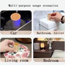 5/3 件装木质扩散棒，适用于家庭和办公室，圆形圆柱山毛榉木香味扩散器，适用于客厅、卧室、衣柜、浴室、汽车、芳香扩散器配件