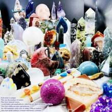 1 Box/5-12pcs Crystal Box, Lucky Spoon, Lucky Crystal, Crystal Set Box, Crystal Gift Box, Surprise Crystal Jewelry, Crystal Gift Home Decor, Halloween, Christmas Crystal Bag - 400g Lucky Box - View 7