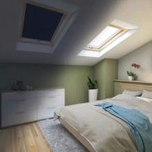 Tenda oscurante - Tessuto oscurante nuovo con fissaggio su 4 lati, installazione senza trapanatura con ganci e anelli, tenda per oscuramento e isolamento termico per camera da letto, balcone, soggiorno e cucina, per decorazione della casa